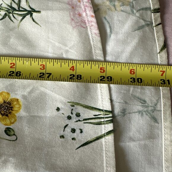 Tuckernuck Willow Floral 3/4 Sleeve Collared Crystal Button Popover Size Large. - Picture 11 of 11